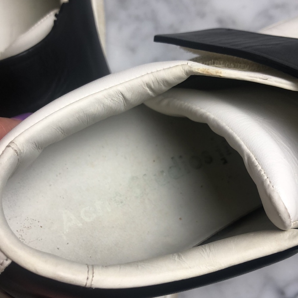 Acne Studios Black And White Sneakers Size 6 View 6